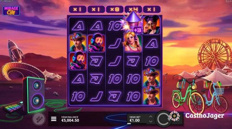 Mirage City Vuurpijl Multiplier