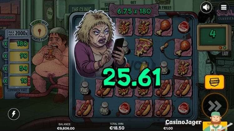 Suck Free Spins Bonus