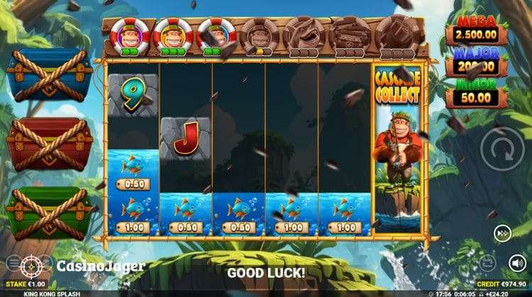 King Kong Splash Cascade Collect