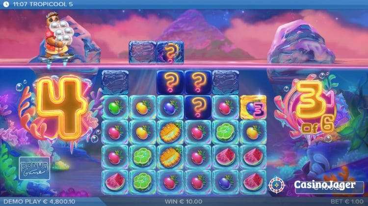 Tropicool 5 Free Drops Bonus