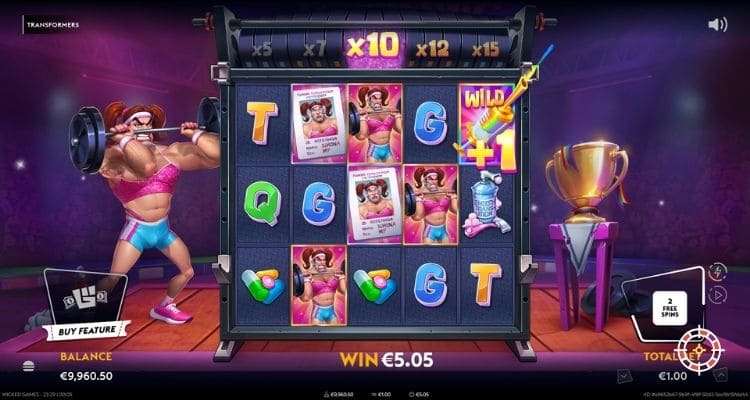 Transformers Progressive Free Spins